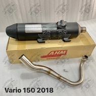 Exhaust exhaust full system AHM racing VARIO 150 2018 made in malaysia 100% original