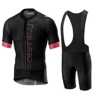 [READY STOCK]Cycling Jersey Short Set MTB Bike Clothing Outdoor Sports Clothes Quick Dry Breathable