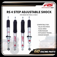 4X4 RS PERFORMANCE 4 STAGE ADJUSTABLE OFFROAD SHOCK ABSORBER COMFORTABLE BIG BORE HIGH QUALITY ABSOR