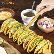 [PETSOLA] Taco Holder Holds 8 Tacos Taco Shell Holder Multifunctional Burritos Mexican Rolls Pancake