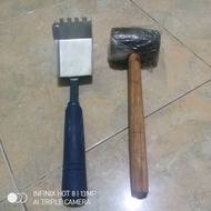 paket Sendok Hebel 7Cm & Palu Karet