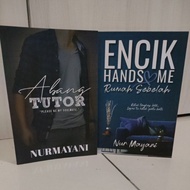 🎀READY STOCK🎀 KOMBO NOVEL ENCIK HANDSOME RUMAH SEBELAH & ABANG TUTOR KARYA NUR MAYANI (ADA SIGN PENU