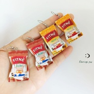 Thai Shop Fitne Earrings Super Trendy Dessert Cute Beautiful Fashion 90s Snack Bag