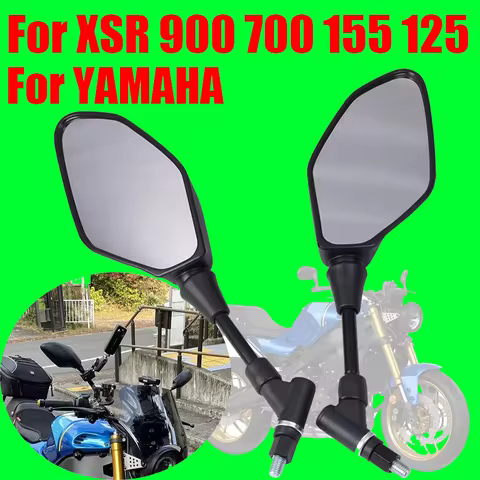 Rearview Mirrors Side Mirror Rear View Mirror Back Mirror For YAMAHA XSR900 XSR700 XSR155 XSR125 XSR