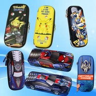 Poke mon Pikachu Pencil Case Disney Marvel Transformers Children 3D Pencil Box