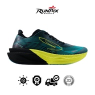 910 Nineten HAZE FLOW Running Shoes - BLACK/TEAL/YELLOW