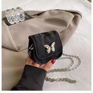 【快乐投喂局】 超小女链条斜挎百搭精致夏天国风银色mini迷你Super small bag for women  chain crossbody bag, hundredxiyuyuya.m 【09
