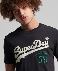 Superdry Vintage Vl Interest Tee-Black