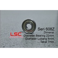 Fan Bearing 608Z Bering 608 Z SILVER Brand SMC