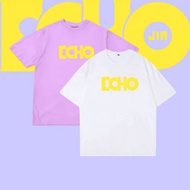Korean kpop t-shirt bangtan kim seokjin echo jin yellow writing version free polaroid 2pcs