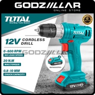 Total 12V Li-ion Cordless Drill | TDLI1211