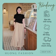 Huong fashion rough zip dress