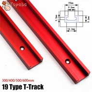 TOPABCME 1Pcs T-Slot Track, Slide Guide Rail Aluminium Alloy T-Track, 19 Type 19x9.5mm T Slider Fixt
