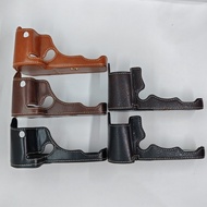 R5II PU Leather Camera Half Body Cover Case For Canon EOS R6 Mark II R6II R5 R6 Bottom Opening DSLR 