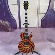 Wylde Audio Odin Grail Grail สีแดงเข้มทองกีต้าร์ไฟฟ้ากีตาร์มืออาชีพ