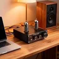 KGUSS T3 Mini HiFi Audio Preamplifier 6K4 Vacuum Tube Amplifier Buffer Treble Bass Adjustment RCA Pr