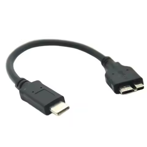 15cm 1M USB3.1 Type-C To USB 3.0 Micro B 10Pin Short Cable 5Gbps Data Connector For Hard Drive Smart