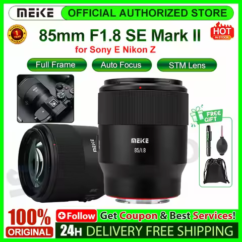 NEW Meike 85mm F1.8 SE Mark II Full Frame Auto Focus STM telephoto Portrait Lens for Sony E Nikon Z 