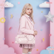 BLISS Clear Ita Bag, Multi Pocket with Removable Insert Idol Fans Handbag, Anime Tote Pack Glossy Su