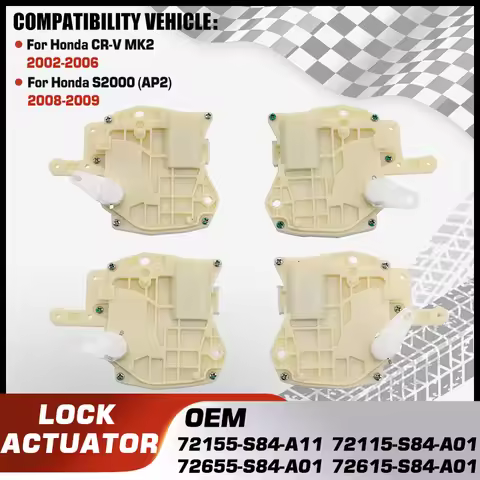 Door Lock Actuator For Honda CR-V MK2 2002-2006 Honda S2000 2008-2009 72155-S84-A11 72115-S84-A01 72