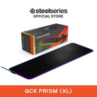 SteelSeries QcK Prism Cloth XL RGB Gaming Mouse Pad (900mm x 300mm x 4mm) 63826