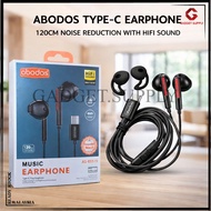 Abodos HiFi Bass Type-C Wired Earphone Abodos High Quality USB-C Wired Earbuds Abodos Pro Sound Type