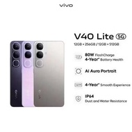 Vivo V40 Lite 5G (256GB ROM + 8GB RAM / 512GB ROM + 12GB RAM)