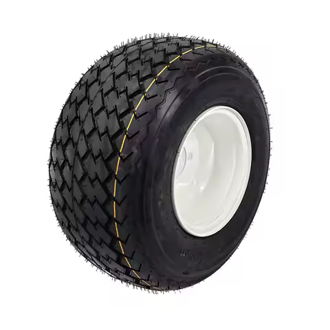 Golf Cart 18" Wheel 215/60-8 Tubeless Tire 18x8.50-8 Tyre 4*101mm Hub For ATV Sightseeing Patrol Car