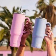 Genuine swell Thermos Cup 304 Stainless Steel Macaron Color Matching Office Cup Large Capacity Light