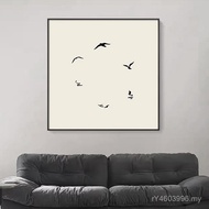 Apartment B & B Sofa Log Style Abstract Mural Decorative Painting Restaurant Background Wall Cloakro