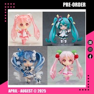 <設有實體舖> 25年3-8月預訂！ONLINE限定！全新未開封 日版 黏土人 GSC Goodsmile Nendoroid No.500 櫻初音 (再販) / No.2590 初音未來 (MIKU