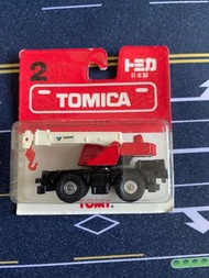 TOMICA 紅標吊卡  NO  2 日本製 TADANO ROUGH TERRAIN CRANE TR151S  吊車