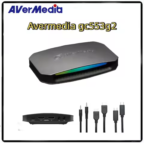 AVerMedia GC553G2 HDMI 2.1 Capture Card, 4K60 HDR Recording, VRR Support, USB Type-C, OBS Compatible