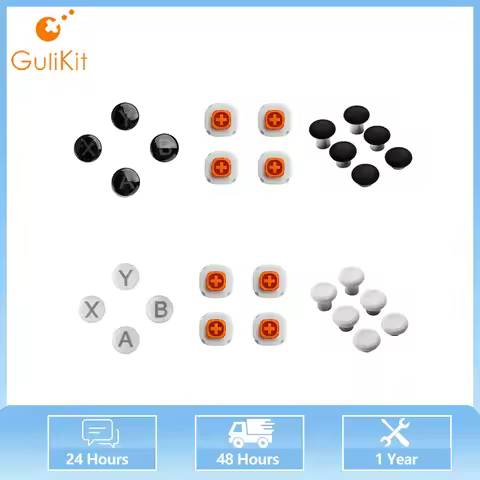 GuliKit PC Layout NS32 Keycap NS33 Button NS34 KK Ring Thumbstick Kit Repair For Kingkong2/2Pro/3Pro