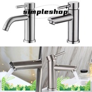 SIMPLE Kitchen Sink Faucet Modern Bathroom Faucet Hot Cold Water Basin Water Tap