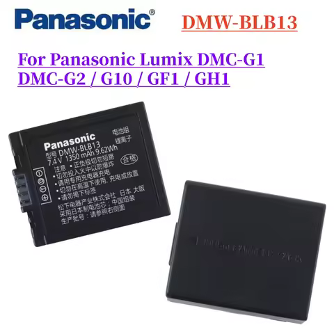 Panasonic Lumix DMW‑BLB13 Original DMW-BLB13 BLB13E BLB13GK Battery 1350mAh for Panasonic Lumix DMC-