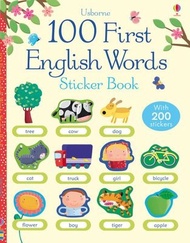 Young children s sticker book Usborne English kindergarten English baby sticker book sticker sticker