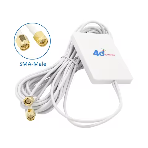 in stock!4G LTE flat 8DBi antenna WiFi 4G antenna TS9/SMA male/crc9 interface compatible with Huawei