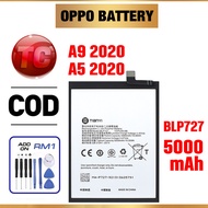 Battery Bateri Compatible For OPPO A9 2020/ A5 2020 CPH1937 CPH1939 CPH1941  BLP727  5000mAh