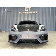 Porsche 718 Cayman Convert GT4 RS BodyKit GT4 RS Fender Carbon Bonnet GT Wing DRY Carbon