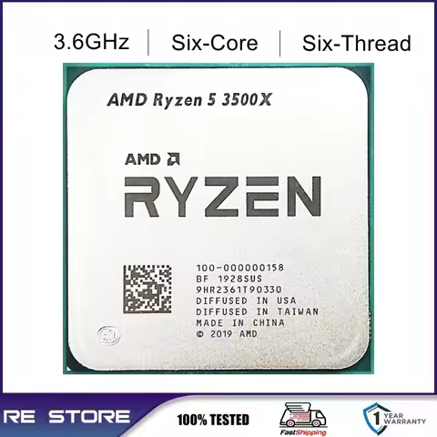 AMD Ryzen 5 R5 3500X 3.6GHz 6-Core 6-Thread CPU Processor 7NM 65W LGA AM4
