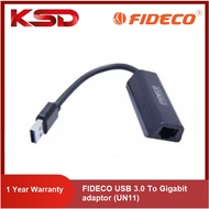 FIDECO USB 2.0 to Ethernet adaptor (UN10) / FIDECO USB 3.0 To Gigabit adaptor (UN11)