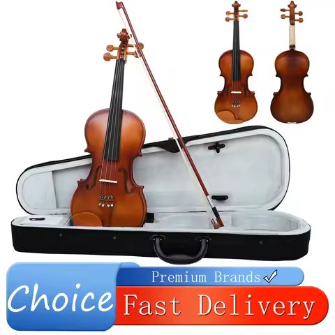 IRIN 4/4 Violin Basswood Tiger Pattern Plywood Jujube Wood Parts Violin Suitable For Beginners Violi