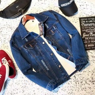 GRAFFITY Jaket Jeans Denim Pria