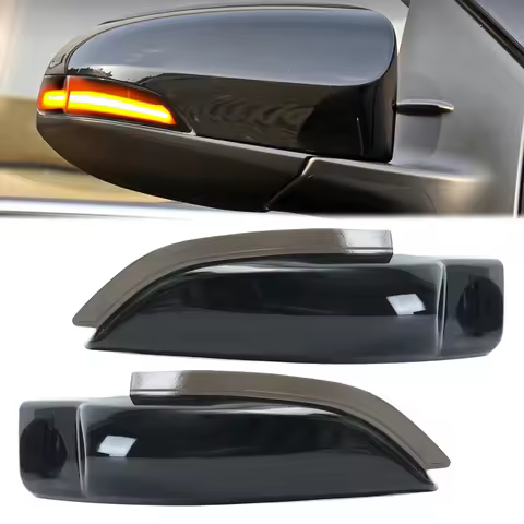 2x Car LED Amber Dynamic Rearview Mirror Light Turn Signal Indicator For Toyota Corolla Yaris XP130