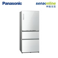 Panasonic 610L 三門玻璃雙科技聯網冰箱 翡翠白 NR-C611XGS-W【贈基本安裝】
