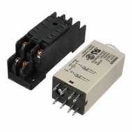 Timer h3y-2 h3y-4 30s 60s timer delay relay 220v 12v 24v 30 seconds 60 seconds timer h3y + socket TD