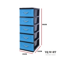 5 Tier Drawer Laci 5 Shelf Rack Almari Storage Drawer