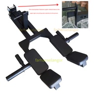 NEW Hack Squat Attachment Accessory Machine Leverage Squat Calf Leg Exercise Trainer