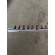 MAJU MCB COPPER BUSBAR 3 POLE THREE PHASE WITH PLASTIC INSULATED / MCB BUSBAR 3P C-SERIES